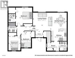 Main level floor plan - 