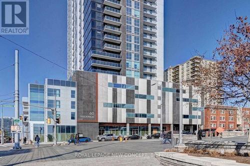 #202 -60 Frederick St, Kitchener, ON - Outdoor With Balcony With Facade