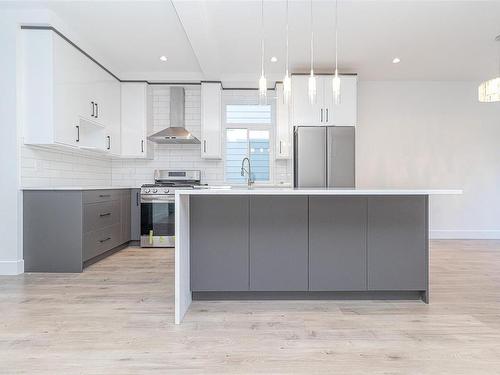1375 Sandstone Lane, Langford, BC - Indoor Photo Showing Kitchen With Upgraded Kitchen