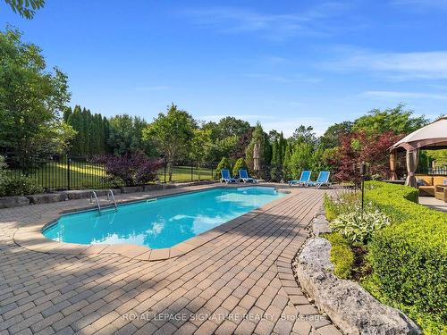 396 Athabasca Dr, Vaughan, ON - Outdoor With In Ground Pool With Backyard
