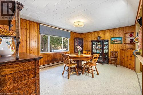 Dining views from Great room - 17 Little Cove Road, Tobermory, ON 