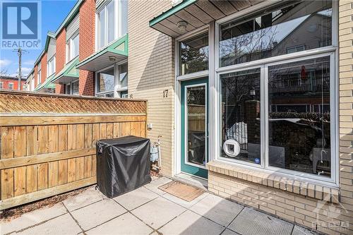 170 Cathcart Street Unit#17, Ottawa, ON - Outdoor With Deck Patio Veranda With Exterior