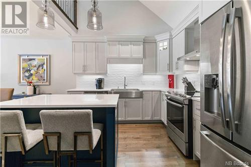 23 Camden Lane, Fredericton, NB - Indoor Photo Showing Kitchen With Upgraded Kitchen