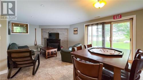 10 Miller Lake Shore Road, Northern Bruce Peninsula, ON - Indoor With Fireplace