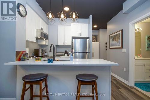 #103 -65 Shipway Ave, Clarington, ON - Indoor Photo Showing Kitchen With Stainless Steel Kitchen With Upgraded Kitchen