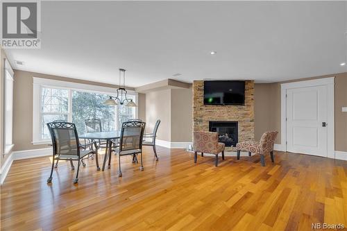 4 Brittain Lane, Rothesay, NB - Indoor With Fireplace