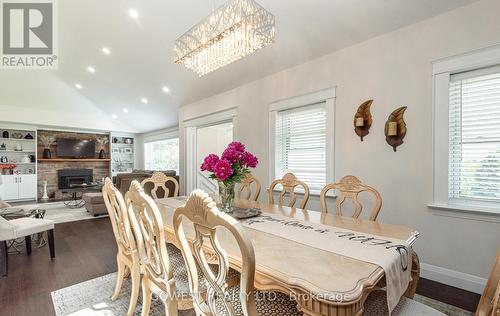 2670 Embleton Road, Brampton, ON - Indoor Photo Showing Dining Room With Fireplace
