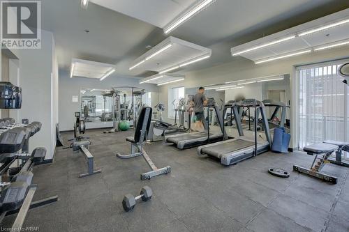 318 Spruce Street Unit# 605, Waterloo, ON - Indoor Photo Showing Gym Room