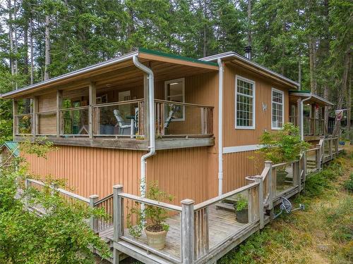 3710 Capstan Lane, Pender Island, BC - Outdoor With Deck Patio Veranda With Exterior