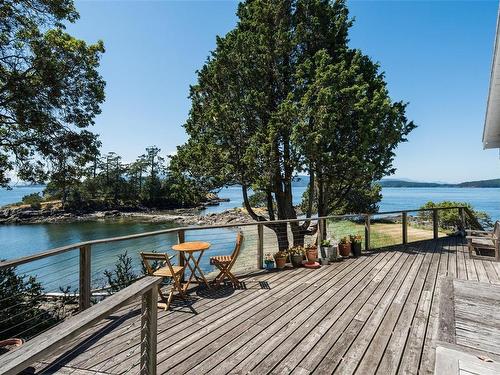 1309 Mackinnon Rd, Pender Island, BC - Outdoor With Body Of Water With Deck Patio Veranda With View