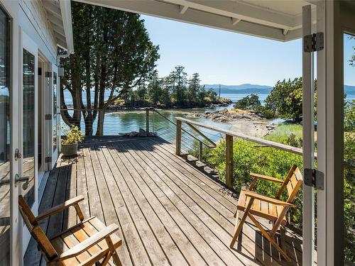 1309 Mackinnon Rd, Pender Island, BC - Outdoor With Body Of Water With Deck Patio Veranda With Exterior
