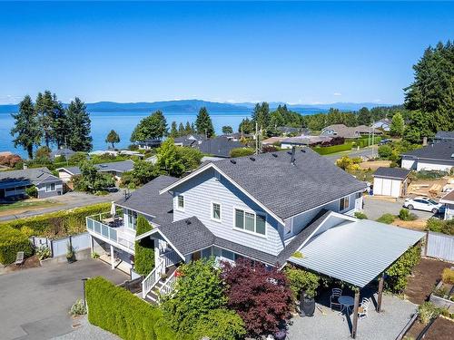 294 Crescent Rd West, Qualicum Beach, BC - Outdoor With Body Of Water With Deck Patio Veranda With View