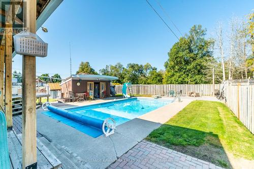 19020 Simcoe St, Scugog, ON - Outdoor With In Ground Pool With Backyard