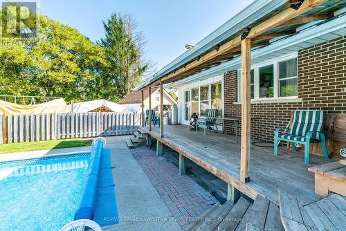 19020 Simcoe St, Scugog, ON - Outdoor With In Ground Pool With Deck Patio Veranda