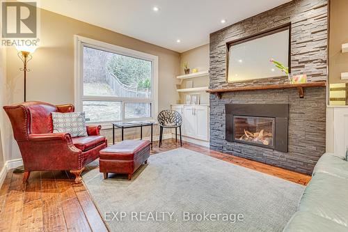 5 Doepath Way, Caledon, ON - Indoor Photo Showing Living Room With Fireplace