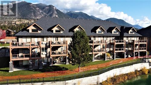 600 Bighorn Boulevard Unit# 614 B, Radium Hot Springs, BC - Outdoor With Deck Patio Veranda With Facade