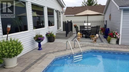 3 Second St S, Hamilton, ON - Outdoor With In Ground Pool With Deck Patio Veranda