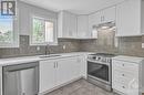Updated kitchen! - 941 Charlton Drive, Ottawa, ON  - Indoor Photo Showing Kitchen With Stainless Steel Kitchen With Double Sink With Upgraded Kitchen 