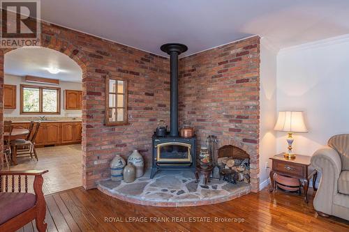 17 Ted'S Lane, Galway-Cavendish And Harvey, ON - Indoor Photo Showing Living Room With Fireplace