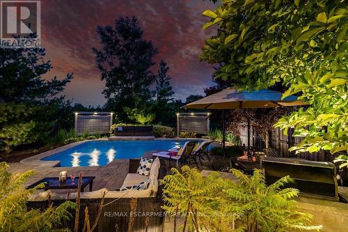 320 Wrigglesworth Crescent, Milton, ON - Outdoor With In Ground Pool