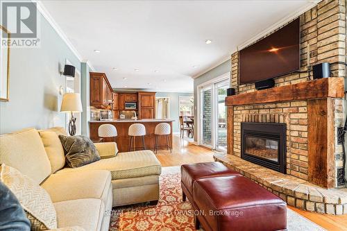 2231 Britannia Rd, Burlington, ON - Indoor Photo Showing Living Room With Fireplace