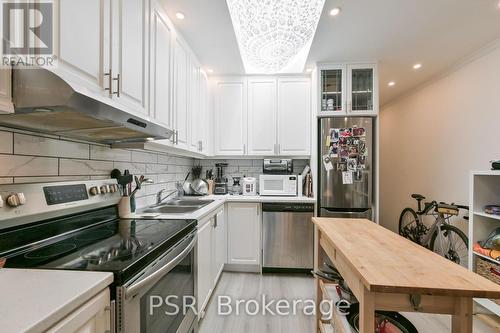 640 Pape Avenue, Toronto, ON - Indoor Photo Showing Kitchen With Double Sink