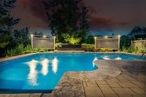 320 Wrigglesworth Crescent, Milton, ON - Outdoor With In Ground Pool With Backyard