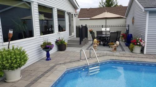 3 Second Street S, Stoney Creek, ON - Outdoor With In Ground Pool With Deck Patio Veranda With Exterior