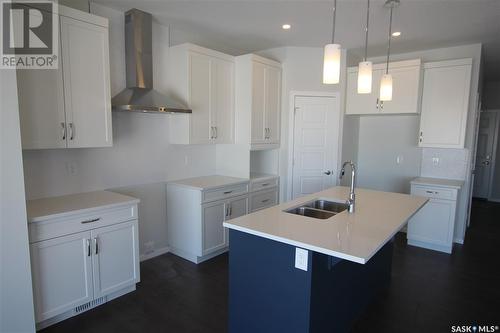 4241 Albulet Drive, Regina, SK - Indoor Photo Showing Kitchen With Double Sink