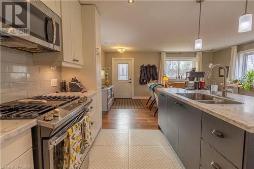 12 Dundas Street, Paisley, ON - Indoor Photo Showing Kitchen With Double Sink With Upgraded Kitchen
