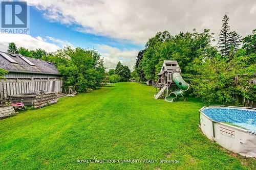 1428 Cawthra Rd, Mississauga, ON - Outdoor With Above Ground Pool With Backyard