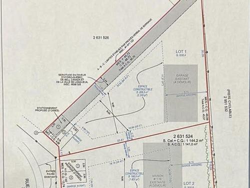 Drawing (sketch) - 1119 Rue Bourget, Longueuil (Le Vieux-Longueuil), QC - Other