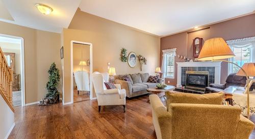 2410 Aspen Place, Creston, BC - Indoor Photo Showing Living Room With Fireplace
