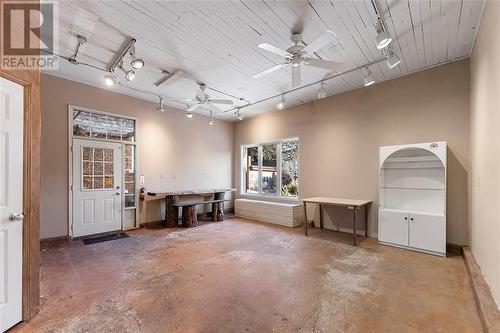 Large room at the back of the shop for additional business space or storage - 1874 / 1876 Beachburg Road, Beachburg, ON - Indoor Photo Showing Other Room