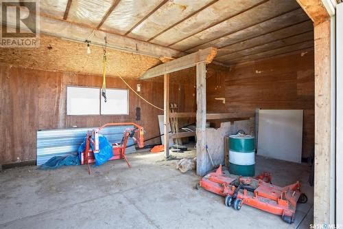 Rural Address, Waldheim, SK - Indoor Photo Showing Garage