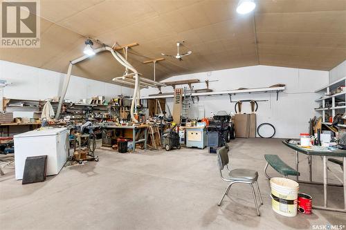 Rural Address, Waldheim, SK - Indoor Photo Showing Garage