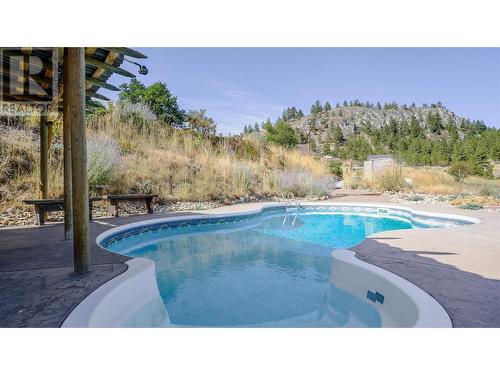 614 Wilson Mountain Road, Oliver, BC - Outdoor With In Ground Pool With Backyard