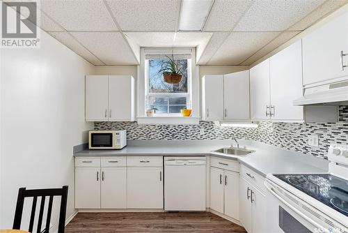 103 609 King Street, Saskatoon, SK - Indoor Photo Showing Kitchen With Upgraded Kitchen