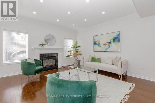 3078 Ingleton Lane, Oakville, ON - Indoor Photo Showing Living Room With Fireplace