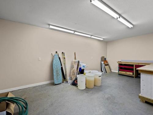 6256 Hare Road, Kamloops, BC - Indoor Photo Showing Garage