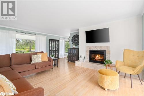 38 Harmony Road, Belleville, ON - Indoor Photo Showing Living Room With Fireplace