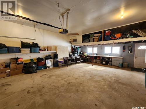 1318 Douglas Road, Weyburn, SK - Indoor Photo Showing Garage