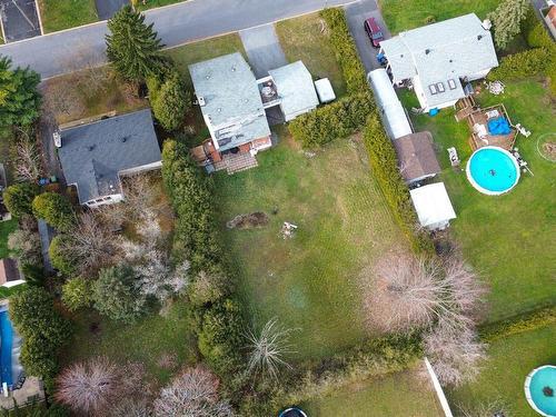 Aerial photo - 3185 Rue Park, Longueuil (Saint-Hubert), QC - Outdoor With Above Ground Pool With View
