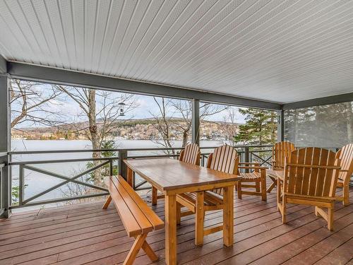 Terrasse - 15 Ch. Du Versant-Nord, Lac-Beauport, QC - Outdoor With Deck Patio Veranda With Exterior