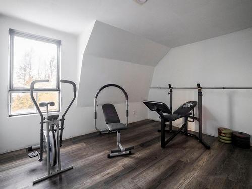 Chambre Ã Â coucher - 485 Rue Principale, Tourville, QC - Indoor Photo Showing Gym Room