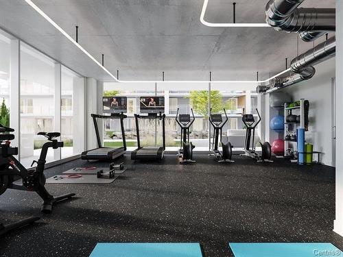 Exercise room - 415-170 Rue Principale, Saint-Zotique, QC - Indoor Photo Showing Gym Room