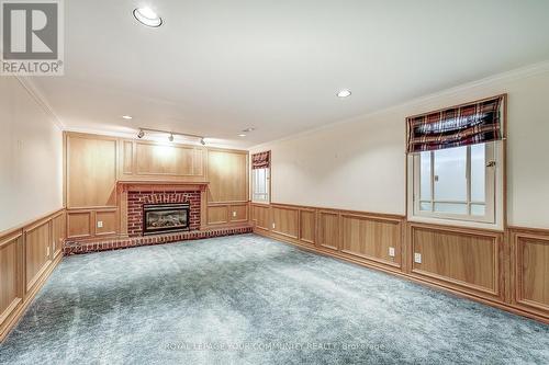 25 Alcaine Crt, Markham, ON - Indoor Photo Showing Other Room With Fireplace