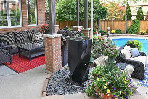 1076 Skyvalley Cres, Oakville, ON - Outdoor With In Ground Pool