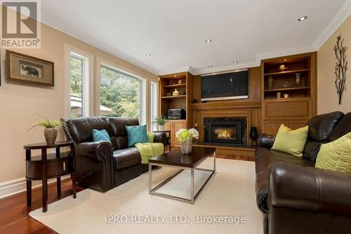 41 Gollop Crescent, Halton Hills, ON - Indoor Photo Showing Living Room With Fireplace