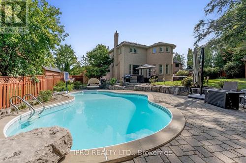 41 Gollop Cres, Halton Hills, ON - Outdoor With In Ground Pool With Backyard